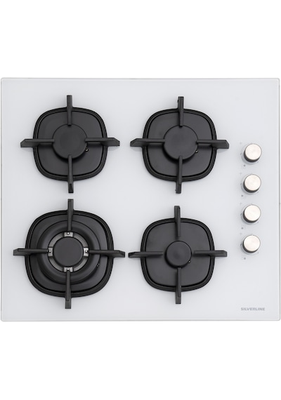 Silverline BO6502W02 - CS5429W01 - 3457 Soho 60 CM Beyaz Cam Ankastre Set