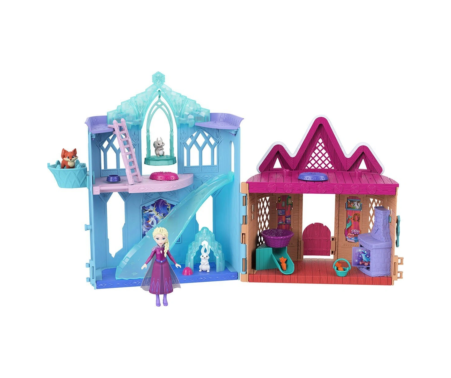 Jfg28 Disney Karlar Ülkesi Mini Kulübe Eğlencesi Oyun Seti