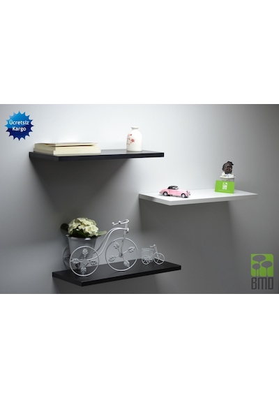 Peakdizayn Fanatiklere Özel 3'Lü Duvar Raf Seti 50*70*90*20Cm