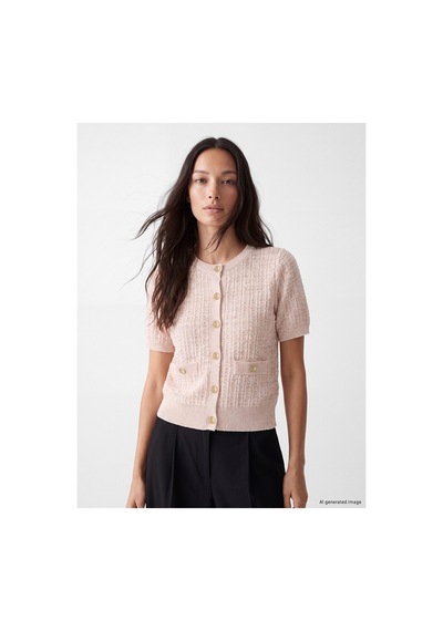 LC Waikiki Nevavm Farkıyla Lcw Everyday Pembe Triko Desenli Kısa Kadın Hırka Pembe - 929688883 Pembe LC Waikiki Nevavm Farkıyla Lcw Everyday Pembe Triko Desenli Kısa Kadın Hırka Pembe - 929688883 Pembe