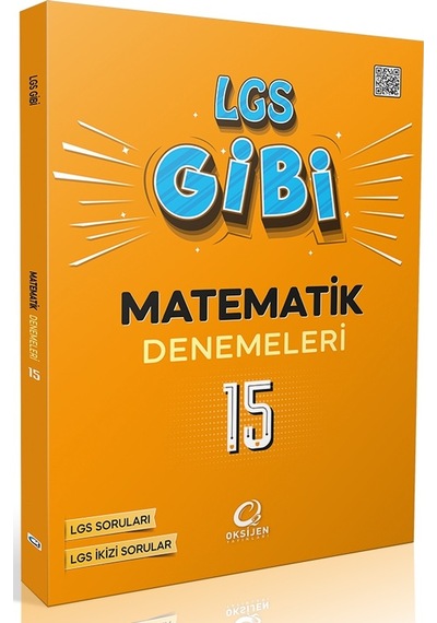 Oksijen 8. Sınıf Matematik Lgs Gibi 15 Li Branş Denemeleri