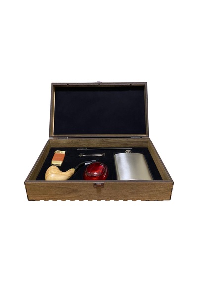 Dapper Zeytin Ağacı 7 Oz Mataralı Pipo Seti 605724-509253