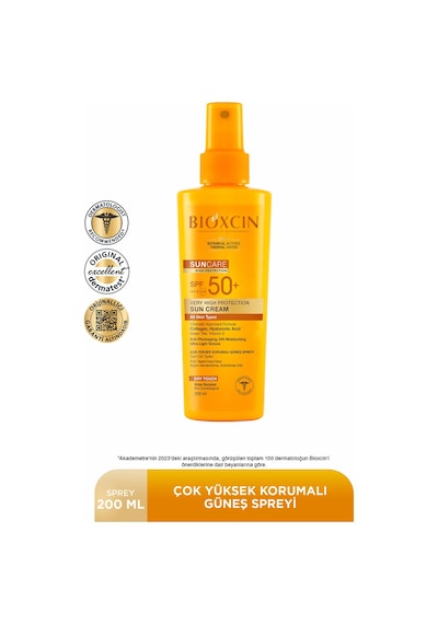 Bioxcin Sun Care Spf 50 Yüz Güneş Kremi 50 ml Kuru ve Normal Cilt + Vücut Güneş Spreyi 200 Ml Avantaj Seti