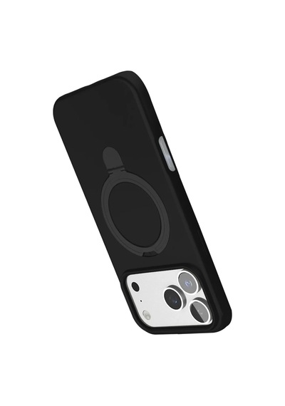 Zenviya21 Newface Apple İphone 18 Pro Regal Magsafe Standlı Kapak - Siyah Zenya785 renkli