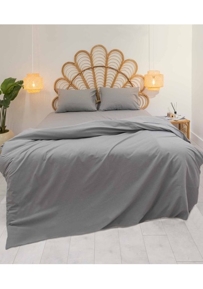 Koza Home Pacifico Nevresim Takımı Pamuk Smoke Tek Kişilik 160x220 9556a Gri