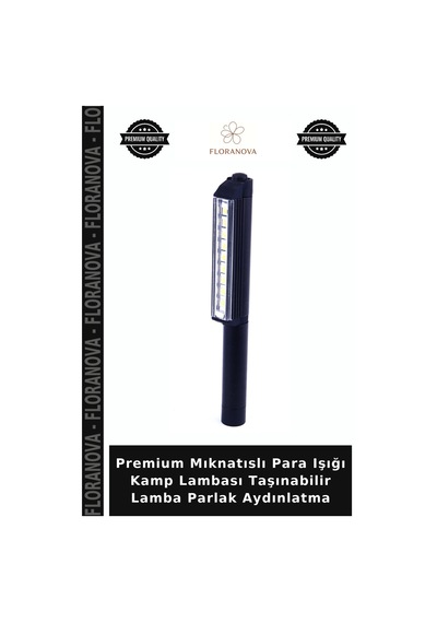Premium Mıknatıslı Para Işığı Kamp Lambası Taşınabilir Lamba Parlak Aydınlatma Beyaz