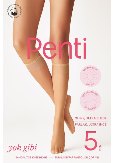Penti Yok Gibi 5 Den Açık Ten Rengi Pantolon Çorabı
