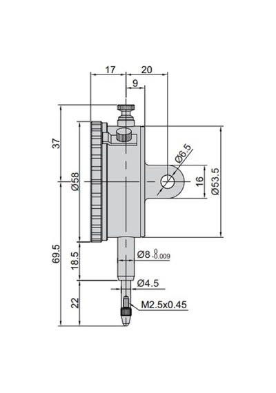 Insize 2301-10 Komparatör Saati Kulaklı