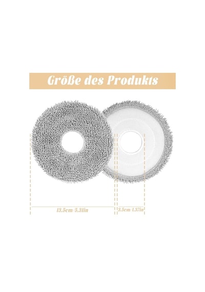 Dreame X50 / X40 / L20 Ultra Complete, L50 / L40 / X30 / L10 / L10s Pro Ultra, Xiaomi X20 Pro/max Robot Süpürge İçin 12 Adet Silme Bezi, Tekrar Kullanılabilir Ve Yıkanabilir Mikrofiber Silme Pedi