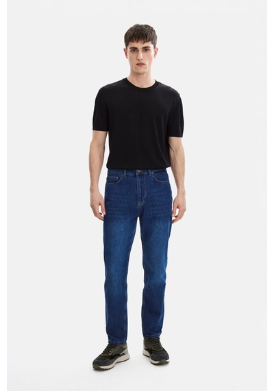 Backandbond Lacivert Tapered Fit Denim Pantolon Çok Renkli