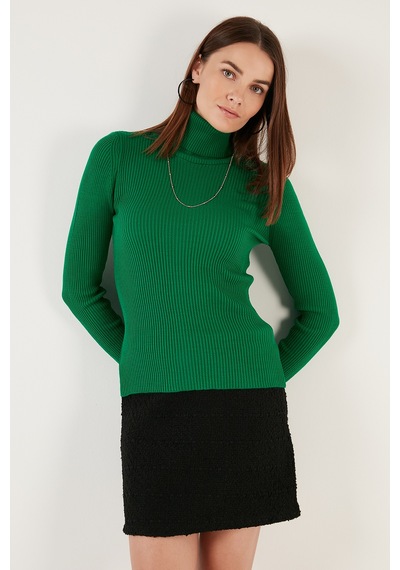 Lela Fitilli Regular Fit Balıkçı Yaka Soft Akrilik Bayan Kazak 4614102 Benetton