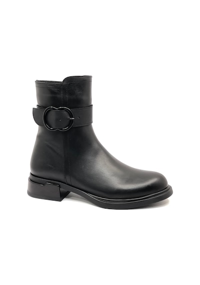 Greyder 59129 Zn Urban Chıc Deri Kadın Bot Siyah