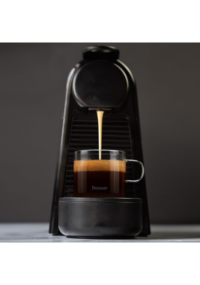 5oz Modern Cam Çay Fincanları 4'lü Set , 150ml Şeffaf Cam Çay Fincanı, Tealover İçin Saplı Küçük Kahve Finca Diğer
