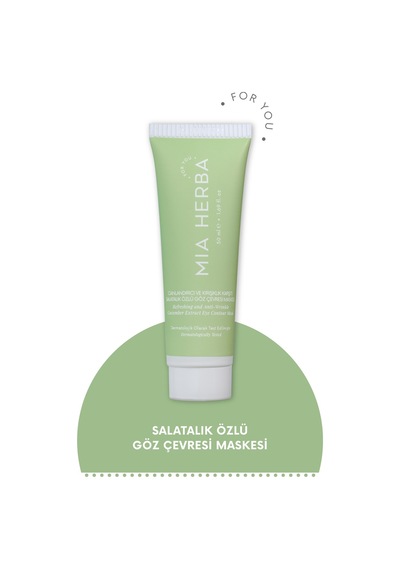 Mia Herba Canlandırıcı ve   Salatalık Özlü Göz Çevresi Maskesi 50 ML