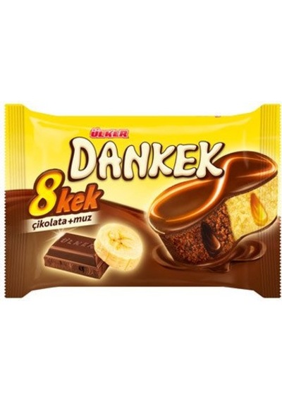 Ülker Dankek Sekiz Kek Çikolata Muz 24 x 55 G