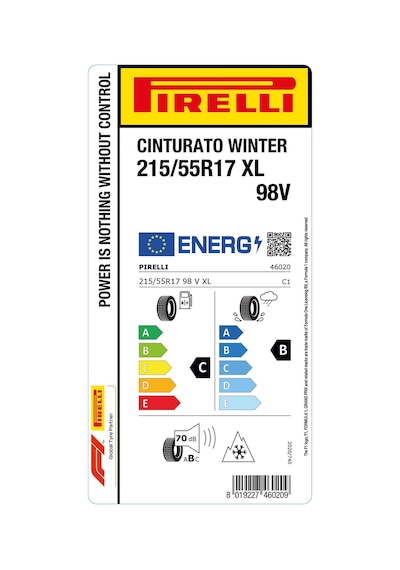 Pirelli 215/55 R17 98v Xl Cinturato Winter Kış Lastiği 2026