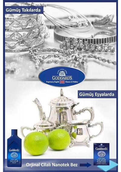 Goddar S Gümüş Cilası Gümüş Parlatıcısı Silver Shine 125 Ml. Tekli
