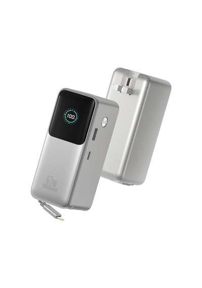 Wiwu Pm-501 Power Mega Serisi Type-c Çıkışlı Taşınabilir Powerbank Pd 67w 15000mah Gümüş