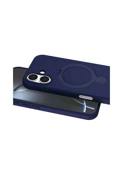 Newface Apple İphone 17 Regal Magsafe Standlı Kapak - Lacivert