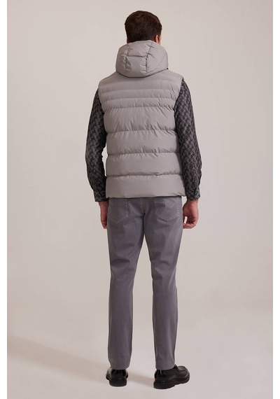 Ysf Erkek Gri Regular Fit Yelek
