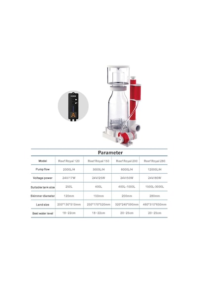 Zksj Reef Royal 150 Internal Protein Skimmer