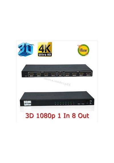 Avm Mağzalarına Özel Gerçek 4K Li Hdmi Spliter 8 Çıkışlı
