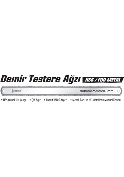 Bay-tec Demir Testere Ağzı , El Testere Laması ( Geniş )