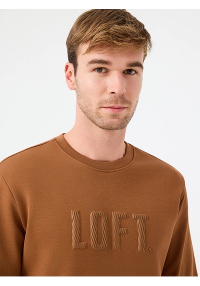 Loft Regular Fit Erkek Sweatshirt Lf2041537 Kahverengi