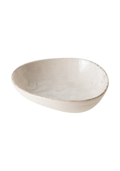Mudo Home Trıbeca Çukur Tabak Krem 23cm Çok Renkli
