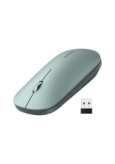 Kablosuz Fare, 2,4 Ghz Usb Bağlantısı, Maks. 4000 Dpi, 18 Ay Pil Ömrü. Pc, Mac, Dizüstü Bilgisayar, Windows 11, 10, 8.1, 7, Macos, Linux Ile Uyumlu Yeşil