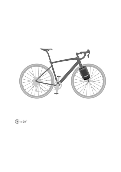 Ortlieb F9991 Bikepacking Maşa Çantası 4.1 L Mat Siyah