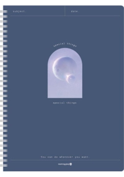Morning Glory 4000 Çizgili Defter 26x19 Cm Lacivert 11111-87799