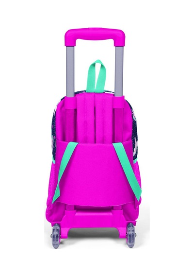 Coral High Kids Lacivert Pembe Unicorn Desenli Üç Bölmeli Işıklı