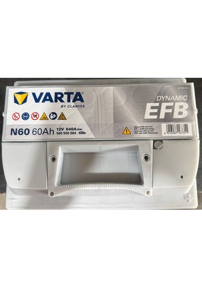Varta / N60 Efb 60 Amper Start-stop Akü 2025 Tarihli