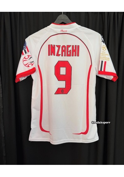 Ac Milan Inzaghi 9 Futbol Forması Beyaz Çok Renkli