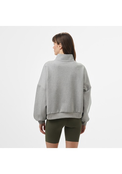 Vans Loose Mock Neck Kadın Gri Sweatshirt Düz Vn000j4j02f1 2800153