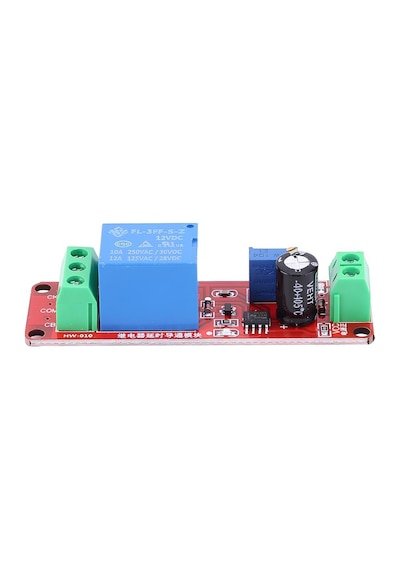 12V NE555 Zaman Ayarlı Tekli Röle Modülü