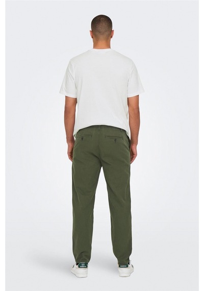 Only & Sons Onslou Taper 0194 Pant Erkek Yeşil Pantolon - 22030240 Yeşil