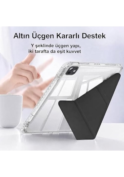 Galaxy Tab S10 Lite İle Uyumlu Kılıf Sm-x400 Saydam Arka Kapak Flip Smart Cover Katlanabilir Standlı Darbe Emici Koruyucu Tablet Kılıfı Akıllı Uyku Özellikli Mavi Galaxy Tab S10 Lite İle Uyumlu Kılıf Sm-x400 Saydam Arka Kapak Flip Smart Cover Katlanabilir Standlı Darbe Emici Koruyucu Tablet Kılıfı Akıllı Uyku Özellikli Mavi