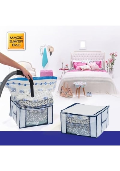 Vakumlu Hurç Poşet Saklama Torbası 55x90