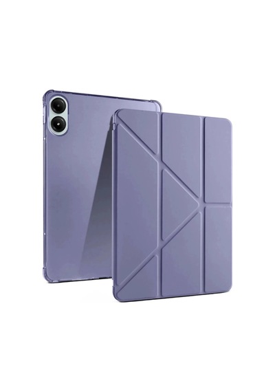 Xiaomi Redmi Pad Pro 12.1 Kılıf Kalemlikli Mars Tablet Kılıfı - Lavender Arka Kapak