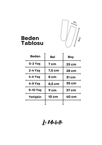 Le Mabelle Pembe Küçük Sim Detaylı Kız Çocuk Tül Çorap Pembe