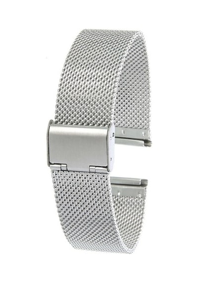 26Mm Saat Kordonu Çelik Hasır Silver 1.Kalite Örgü Kordon
