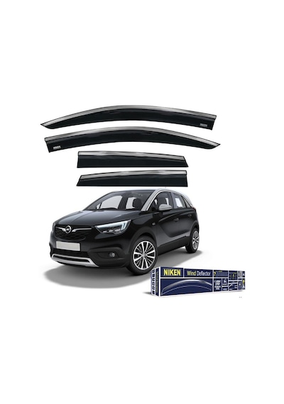 Opel Crossland X Krom Çıtalı Cam Rüzgarlığı 2018-