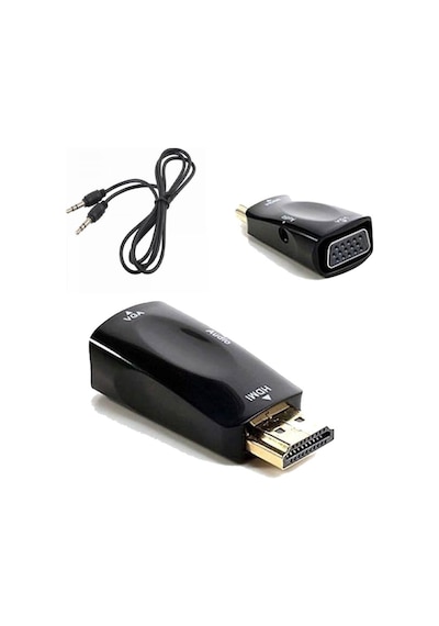 Hdmi To Vga Ses Görüntü Çevirici Projeksiyon Notebok Pc Receiver (551664306)
