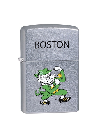 Zippo Boston Massachusetts Leprechaun Çakmak - 49007-00063-model12