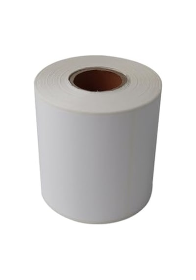 Pp Opak Etiket 100mm X 150mm Ruloda 350 Adet 40mm Kuka Çapında Yırtılmaya Dayanıklı Etiket, Beyaz 1