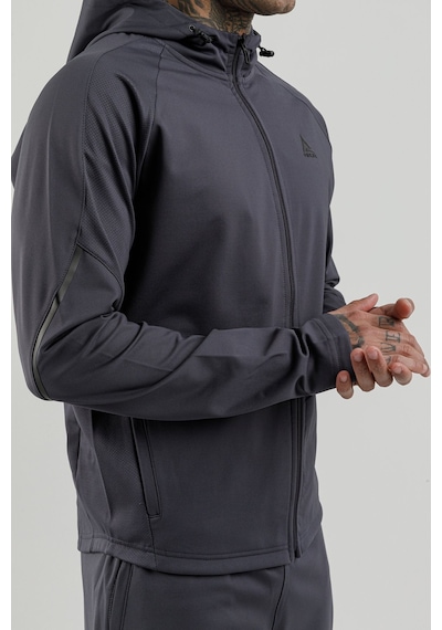 Airlife Power 22 Cr Line Tam Boy Fermuarlı Erkek Kapüşonlu Sweatshirt Smoked Füme