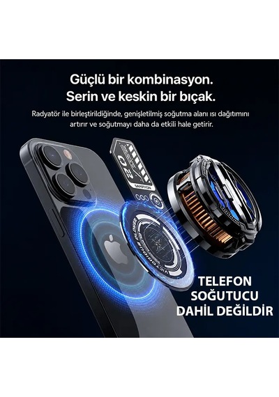Memo Vc01 Manyetik Metal Halka - Memo Telefon Soğutucu Manyetik Tüm Modeller- 5775