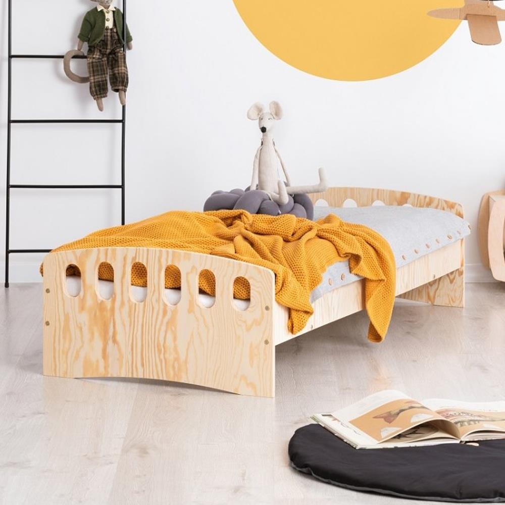 Markaawm White Markaawm Montessori Yatak 90X190 Ahşap Çocuk Karyola Beşik Akçaağaç
